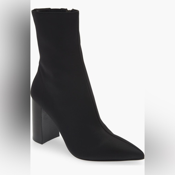 Jeffrey Campbell Shoes - Jeffrey Campbell Siren Bootie Black Neoprene Pointed Toe Heel Booties 7